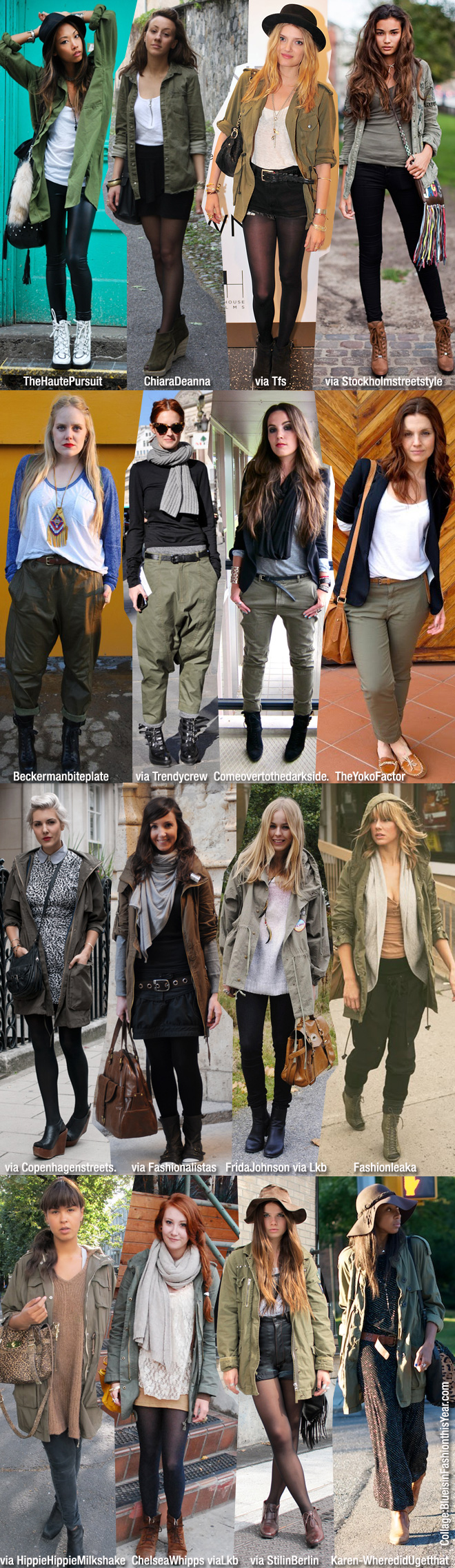 tops to wear with army green pants